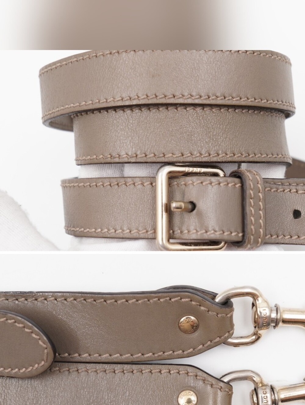 CI11 ❤️ Gucci GG Monogram Coated Canvas Boston - Picture 12 of 15